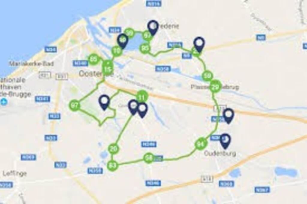 Die Huis 14-Een Oase Van Rust Tussen Polders En Kust 奥斯滕德 外观 照片